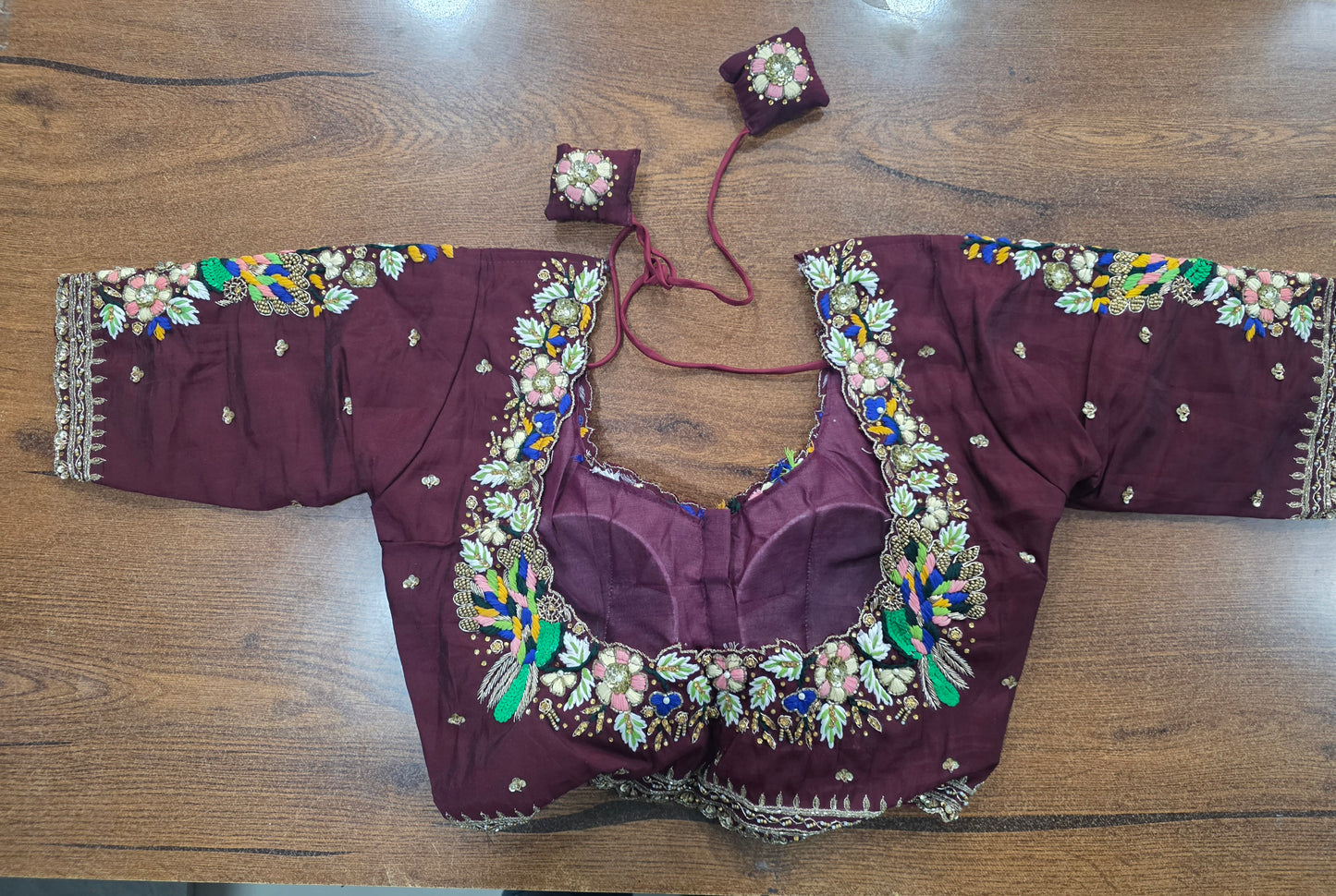 Hand Work Blouse || B35 ||