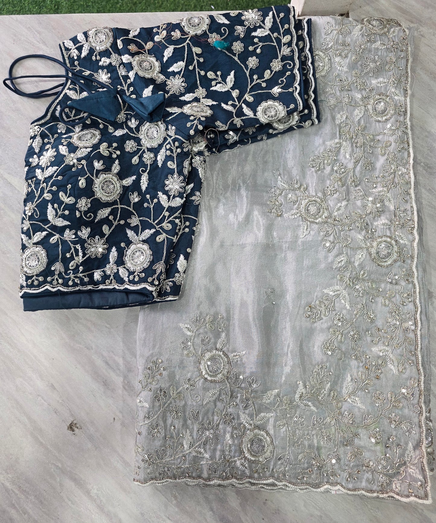 Stich Blouse Pure Saree || A253 || 4500 ||