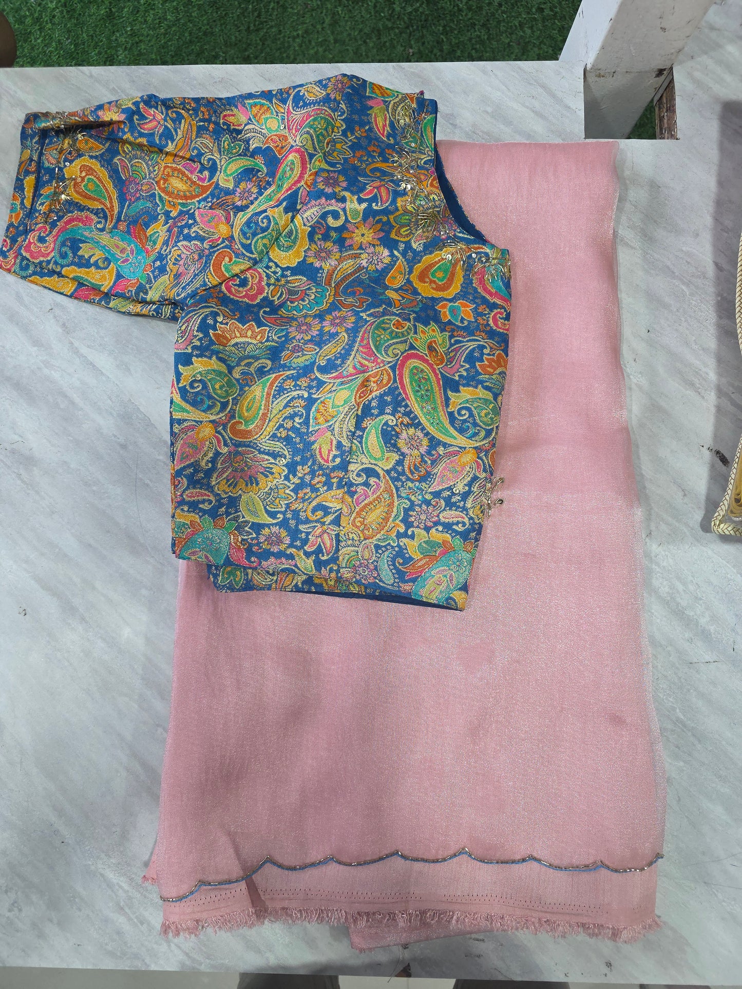 Stich Blouse Pure Saree || A259 || 3100 ||