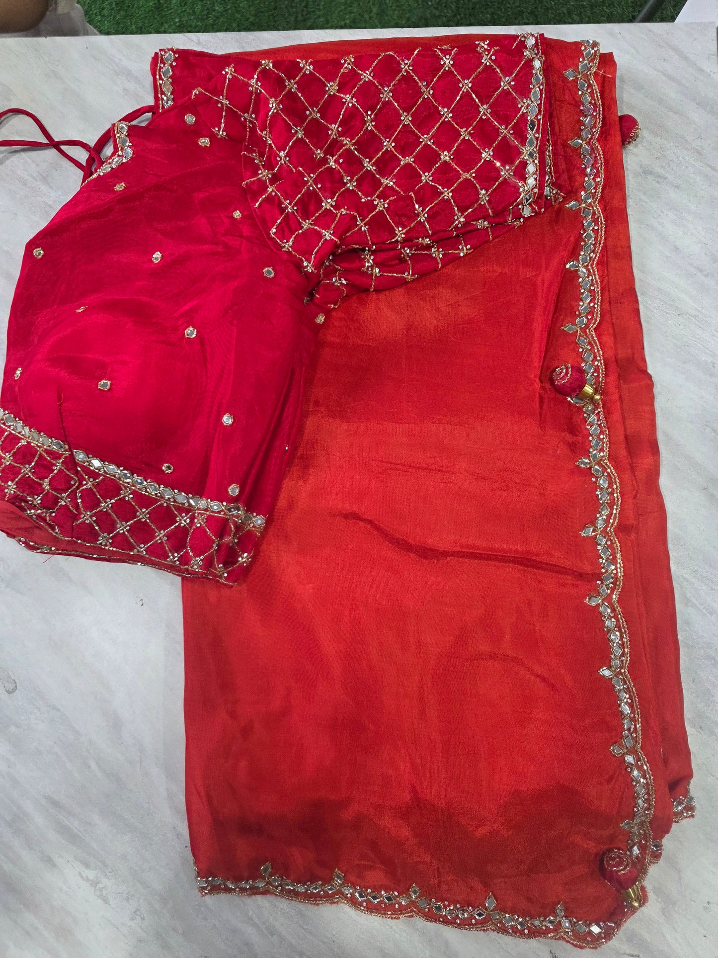 Stich Blouse Pure Saree || A261 || 3700 ||