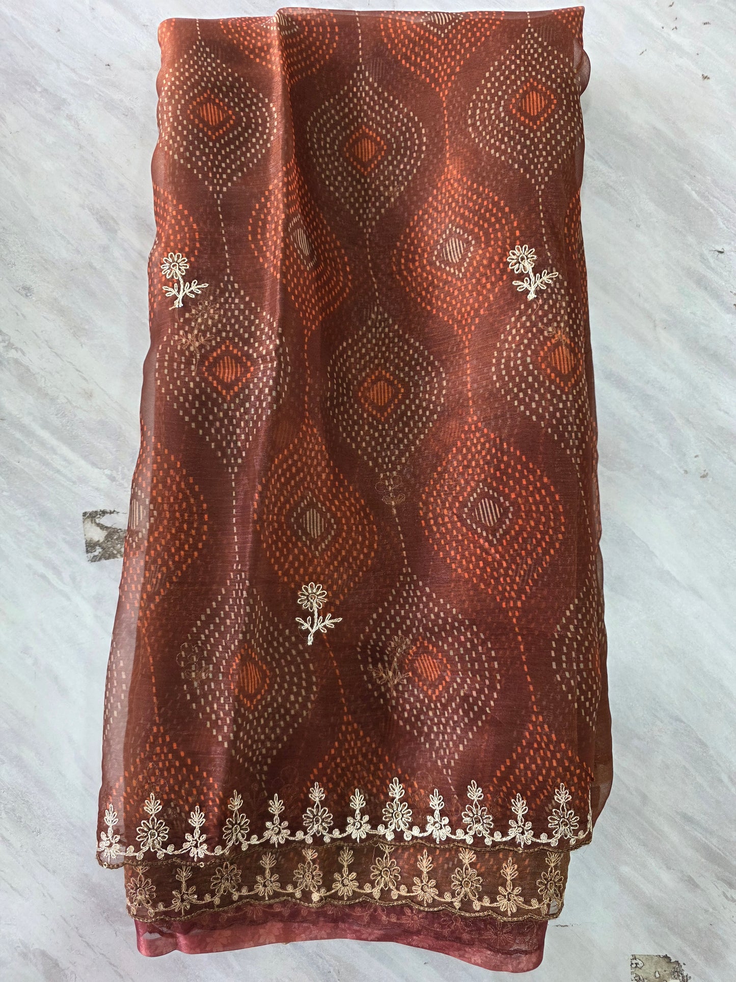 Pure Shiffon Saree || A370 ||