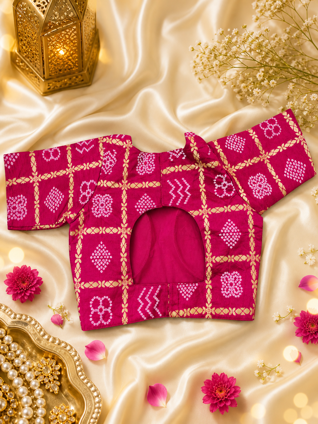 Gajji silk ghatchola Blouse || B11 ||