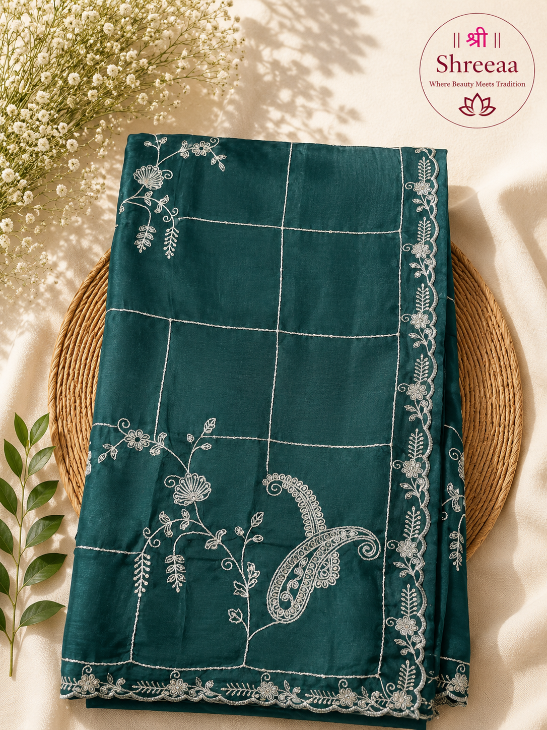H.O Silk Zari Saree || SS608 ||