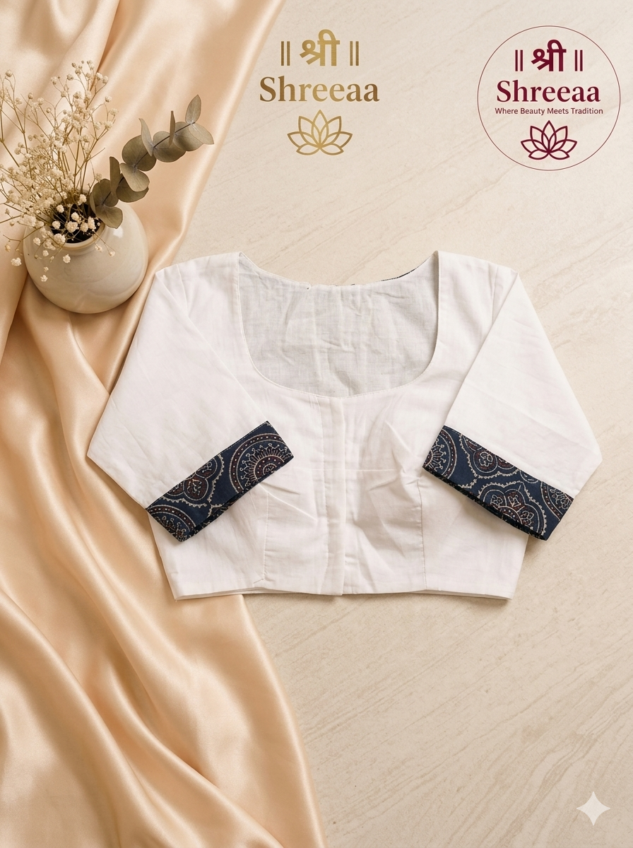 Designer Hand-Stitched Real Mirror Work Blouse || B21 ||