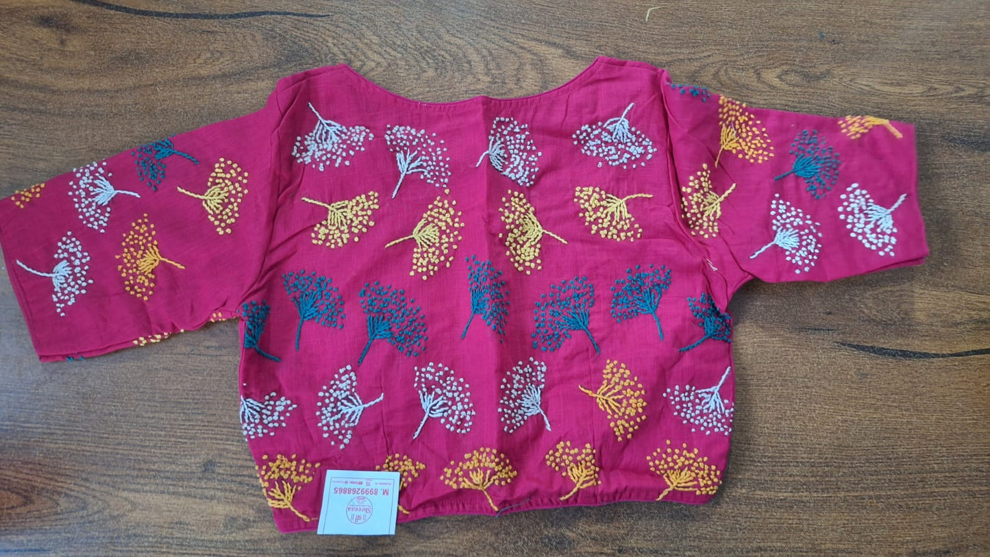 Hand Embroidery Blouse || B25 ||