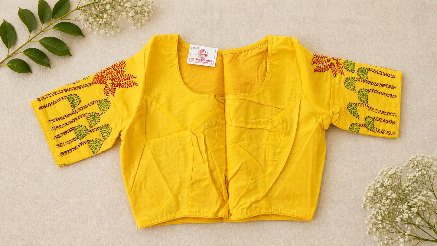 Hand Embroidery Blouse || B18 ||
