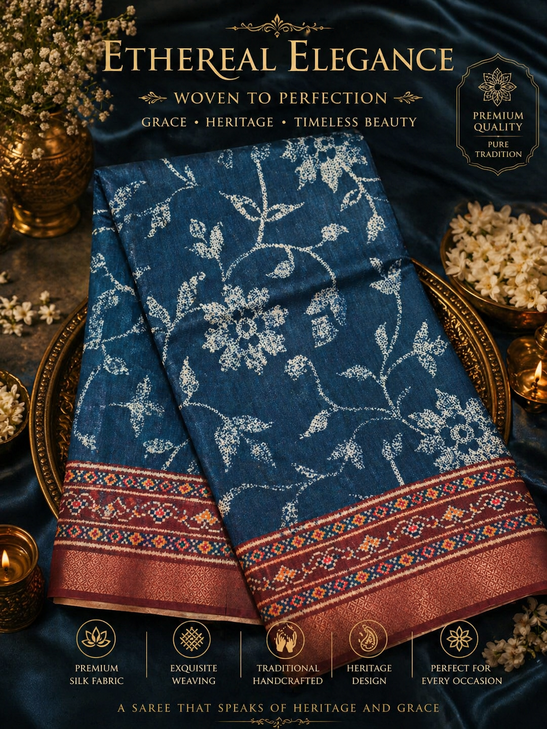 Daily Wear Printed Saree || SS701 ||