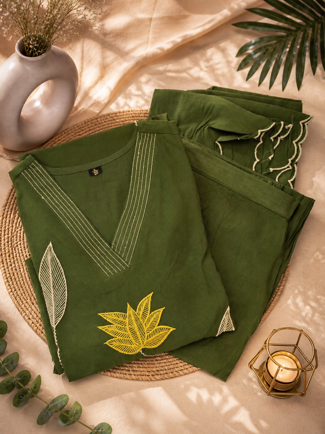 Designer soft silk 3 piece set || D15 ||