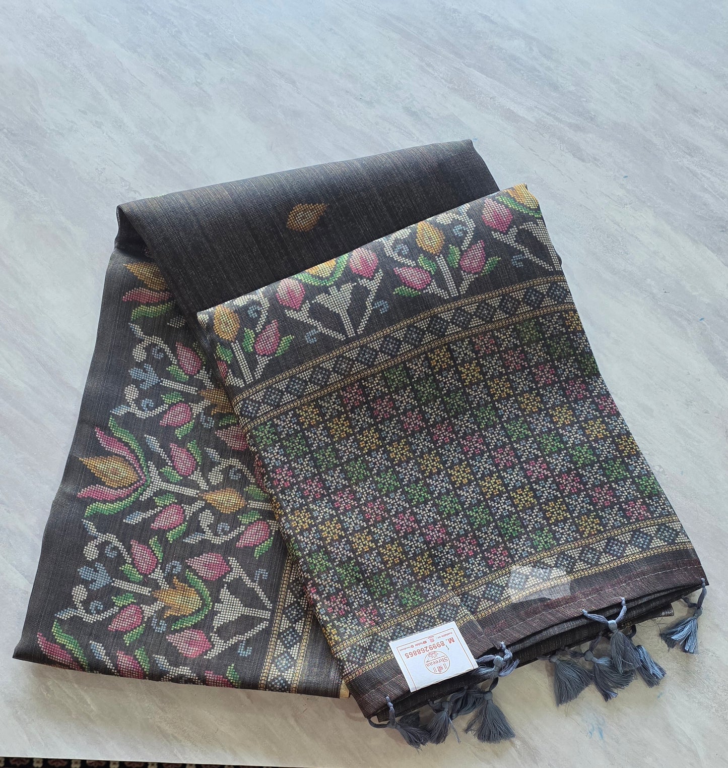 Printed semi tissue silk sarees || A126 || 1160 ||