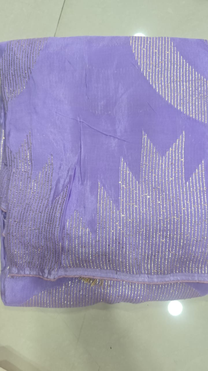 H.O. Silk Saree with Weaving || A21 ||