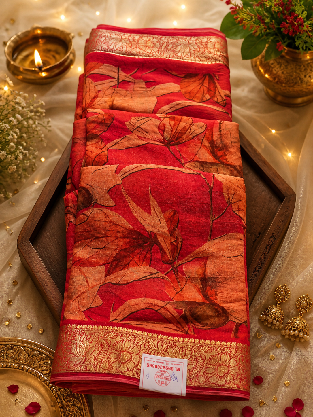Daily wear printed saree || SF30 ||