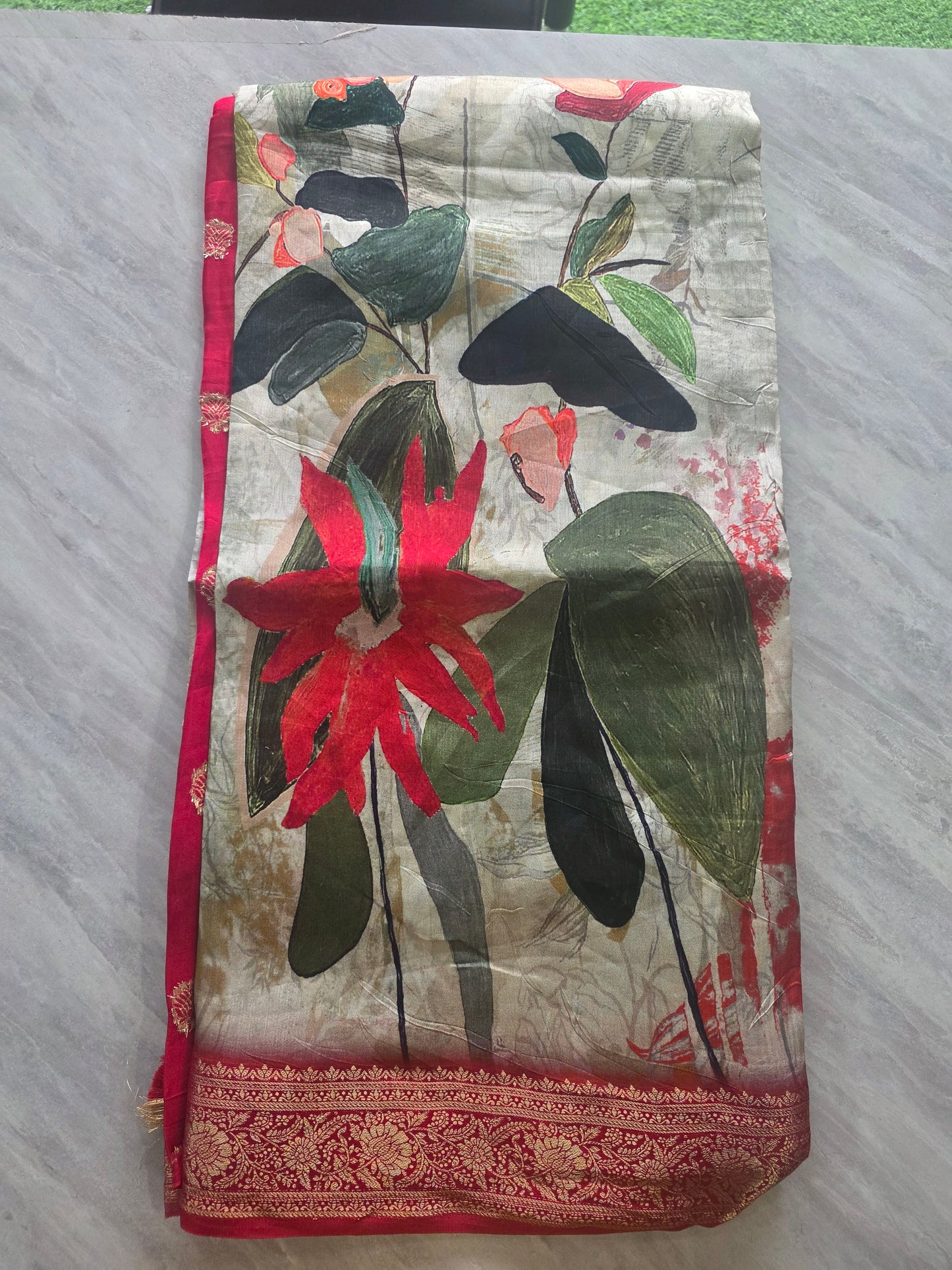 Muslin Silk Saree || A345 ||2500