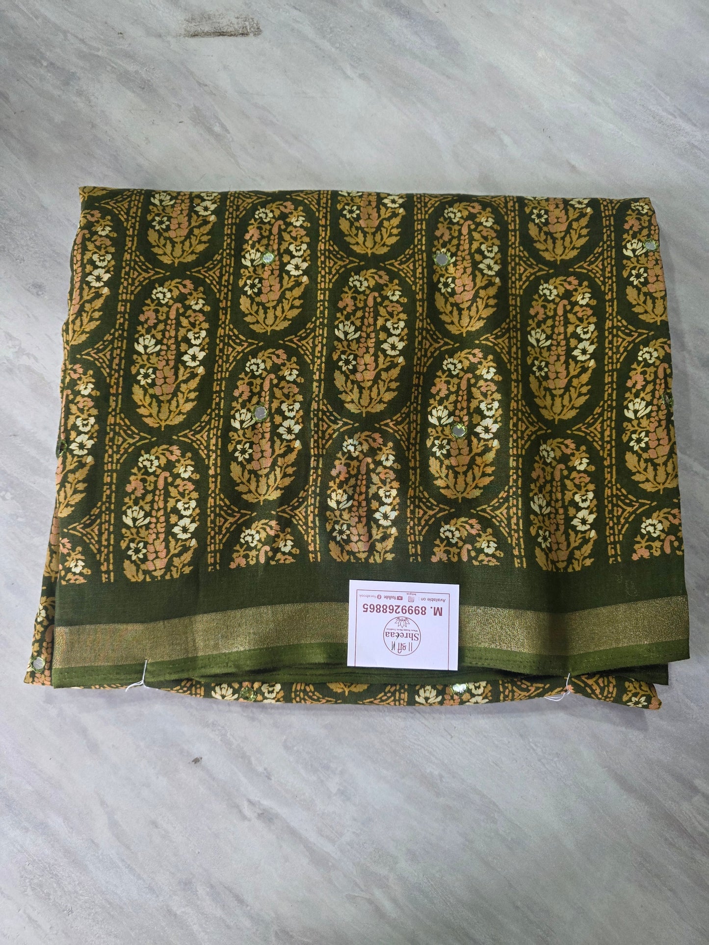 Dailywear Mulcotton Saree|| A387 || 950 ||