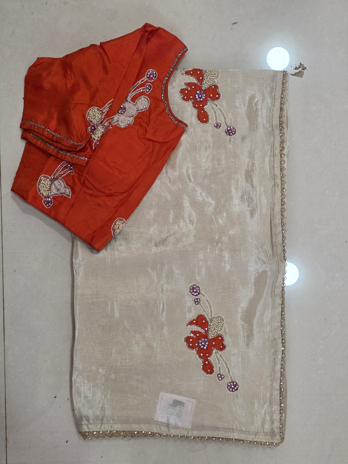 Stich Blouse Pure Saree || A321 || 2500 ||