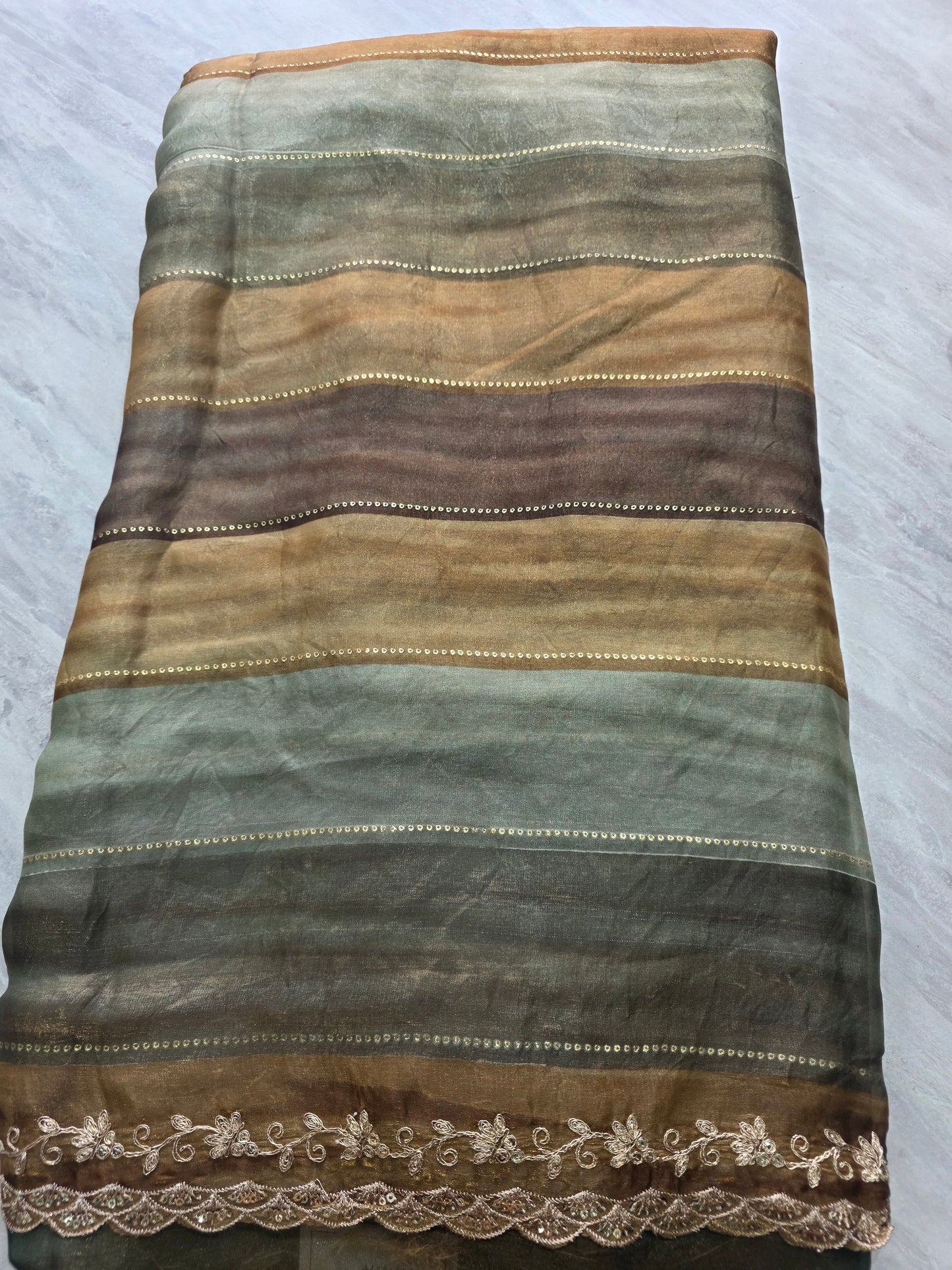 Fancy Tissue Silk  Saree || A23 ||