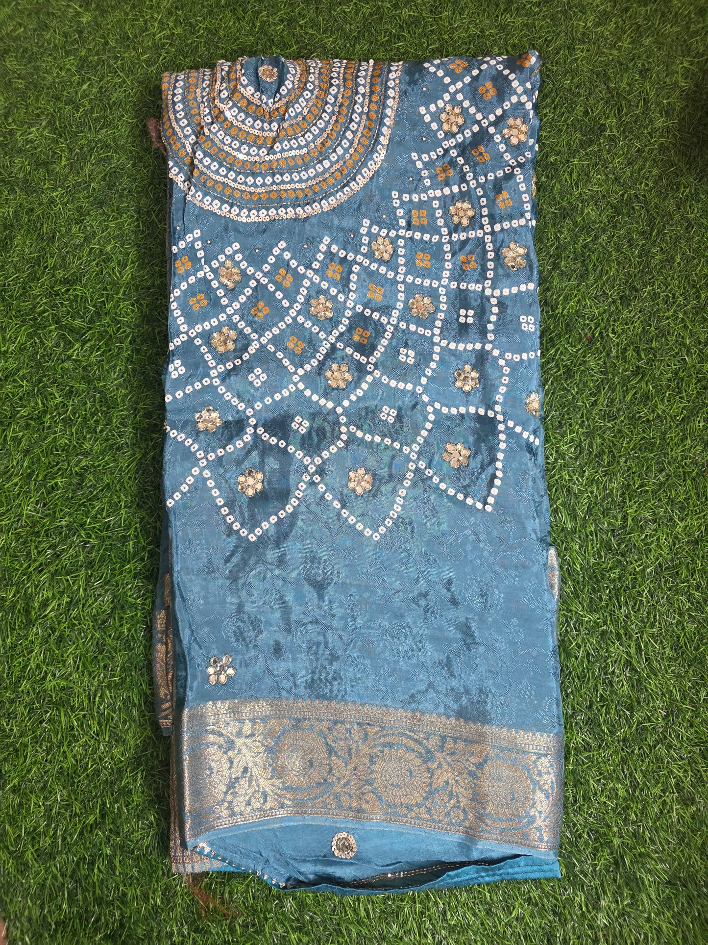Bandhej Saree || A84 ||