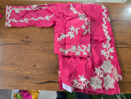 Fancy Stich Blouse Saree || A87 ||