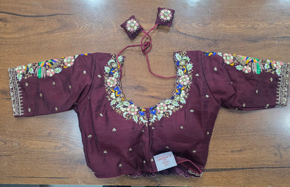 Hand Work Blouse || B35 ||