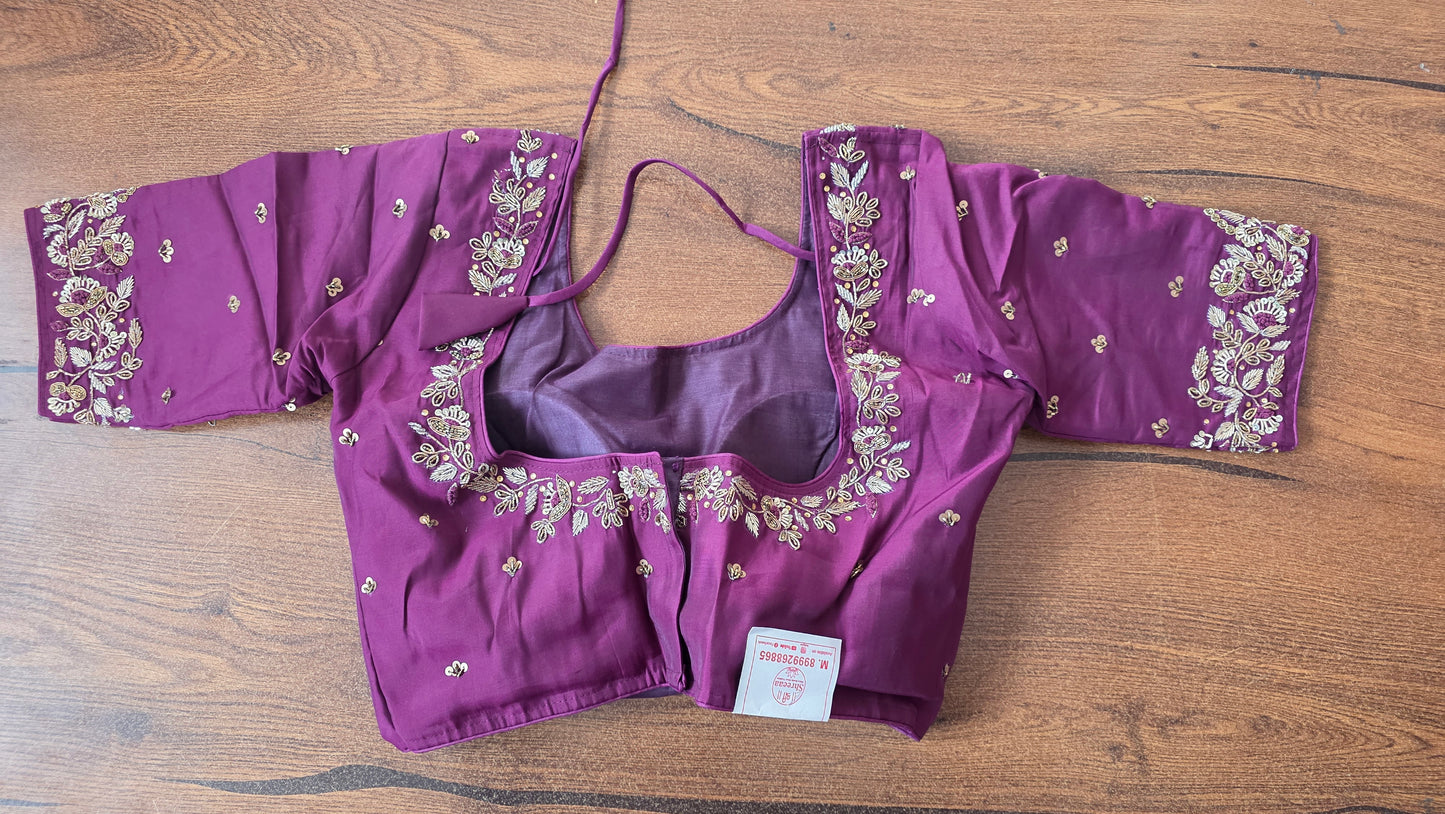 Hand Work Blouse || B40 ||