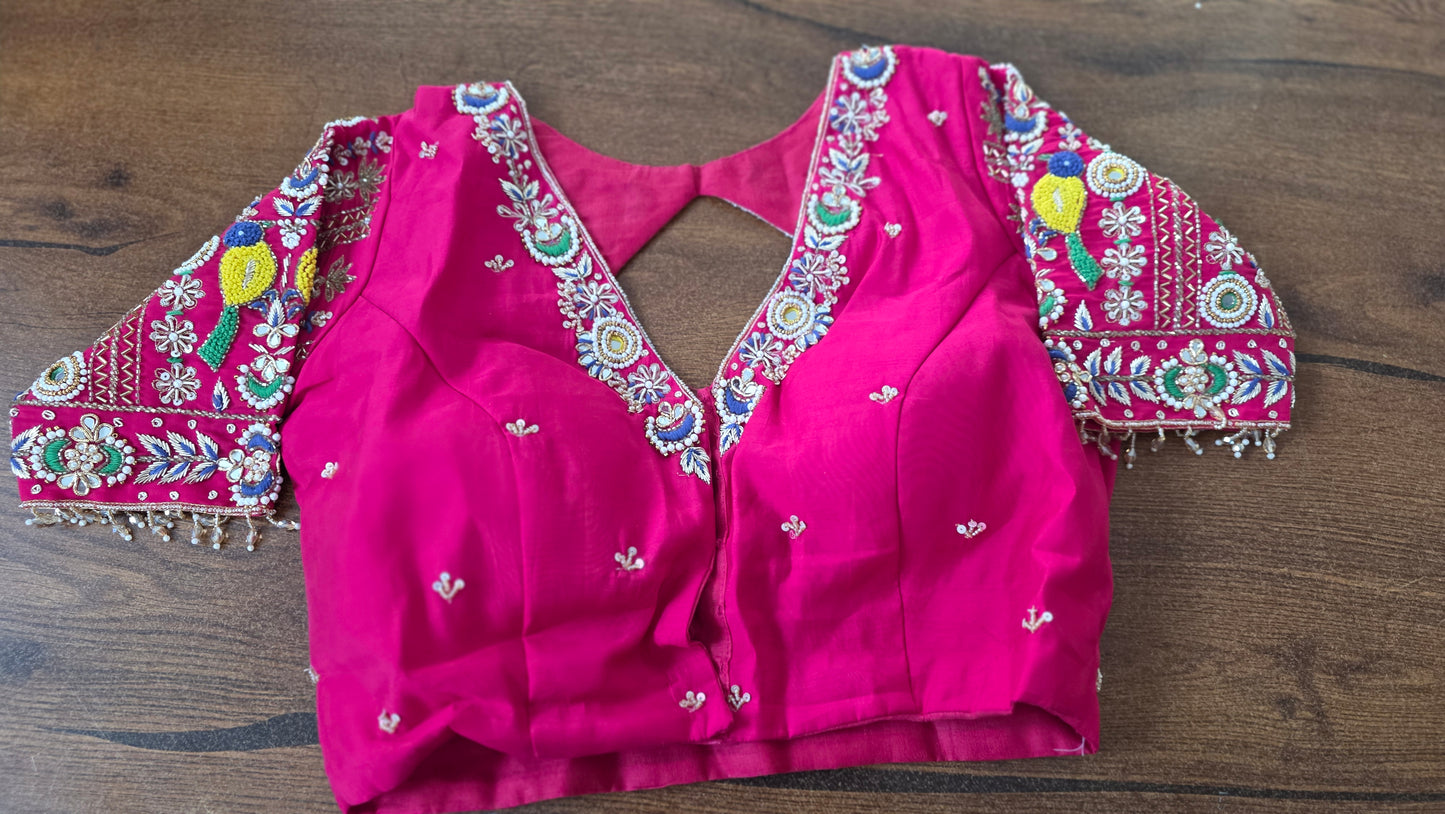 Hand Work Blouse || B47 ||