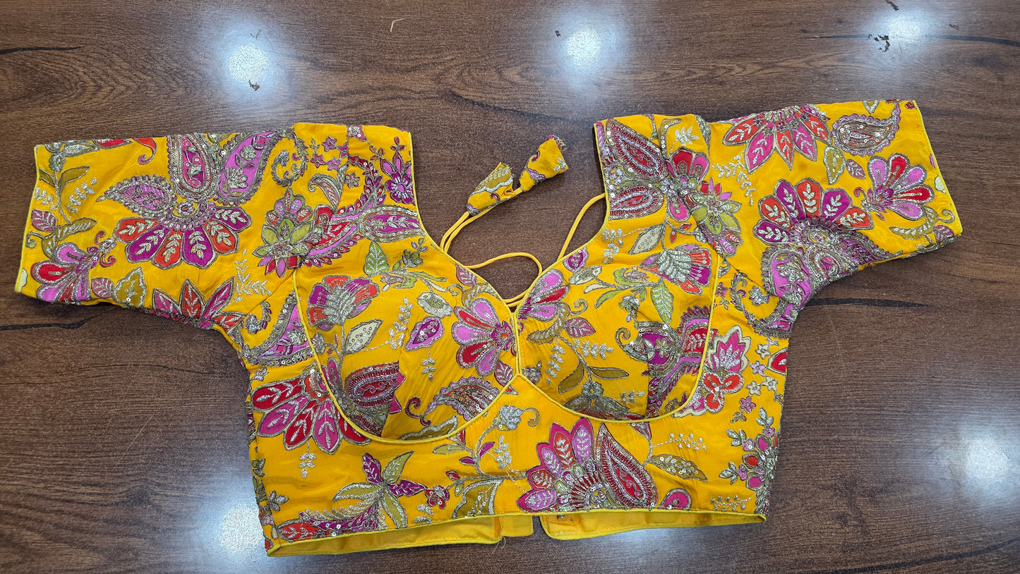 Hand Work Blouse || B49 ||