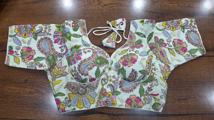 Hand Work Blouse || B49 ||