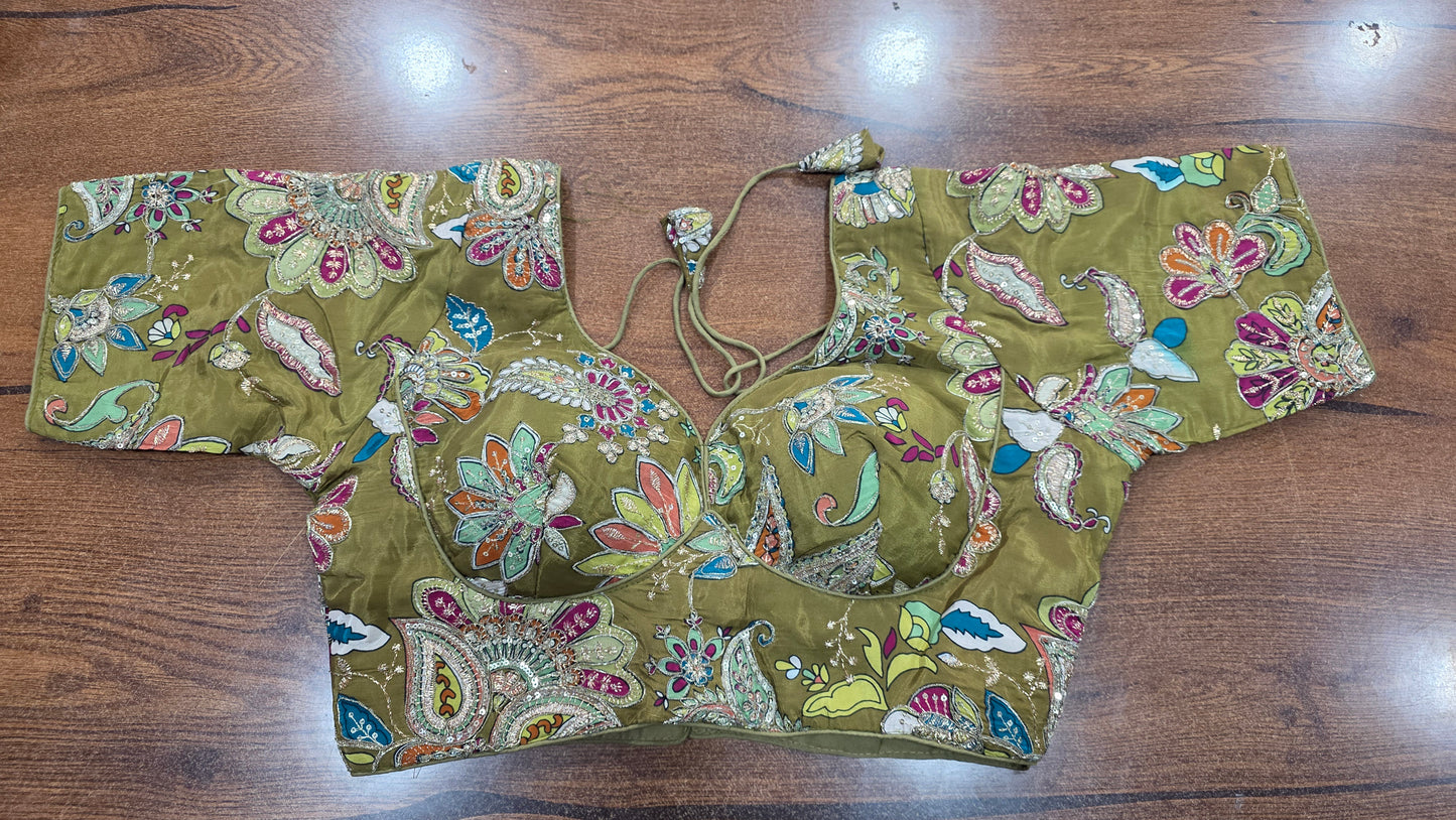 Hand Work Blouse || B49 ||