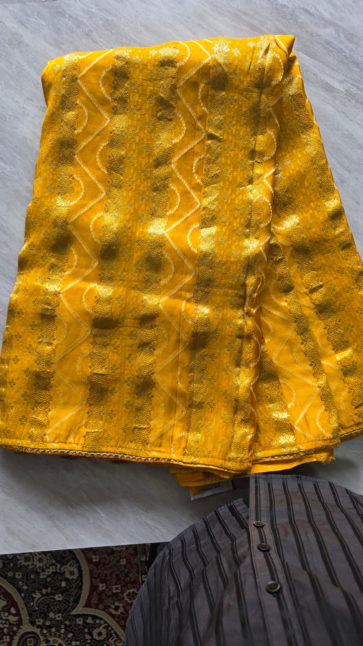 H.O With Bandhej Weaving Saree || A142 || 2480 ||