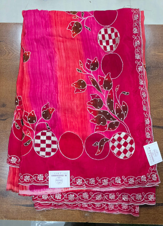 Designer H.O Silk Saree || A144 || 3400 ||
