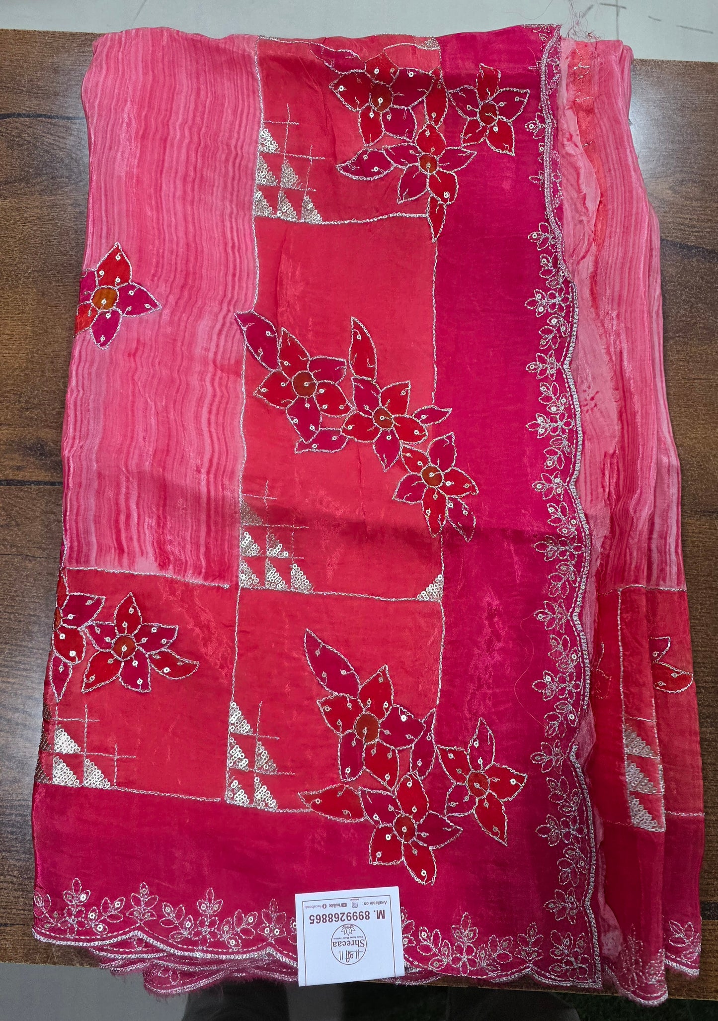 Designer H.O Silk Saree || A144 || 3400 ||
