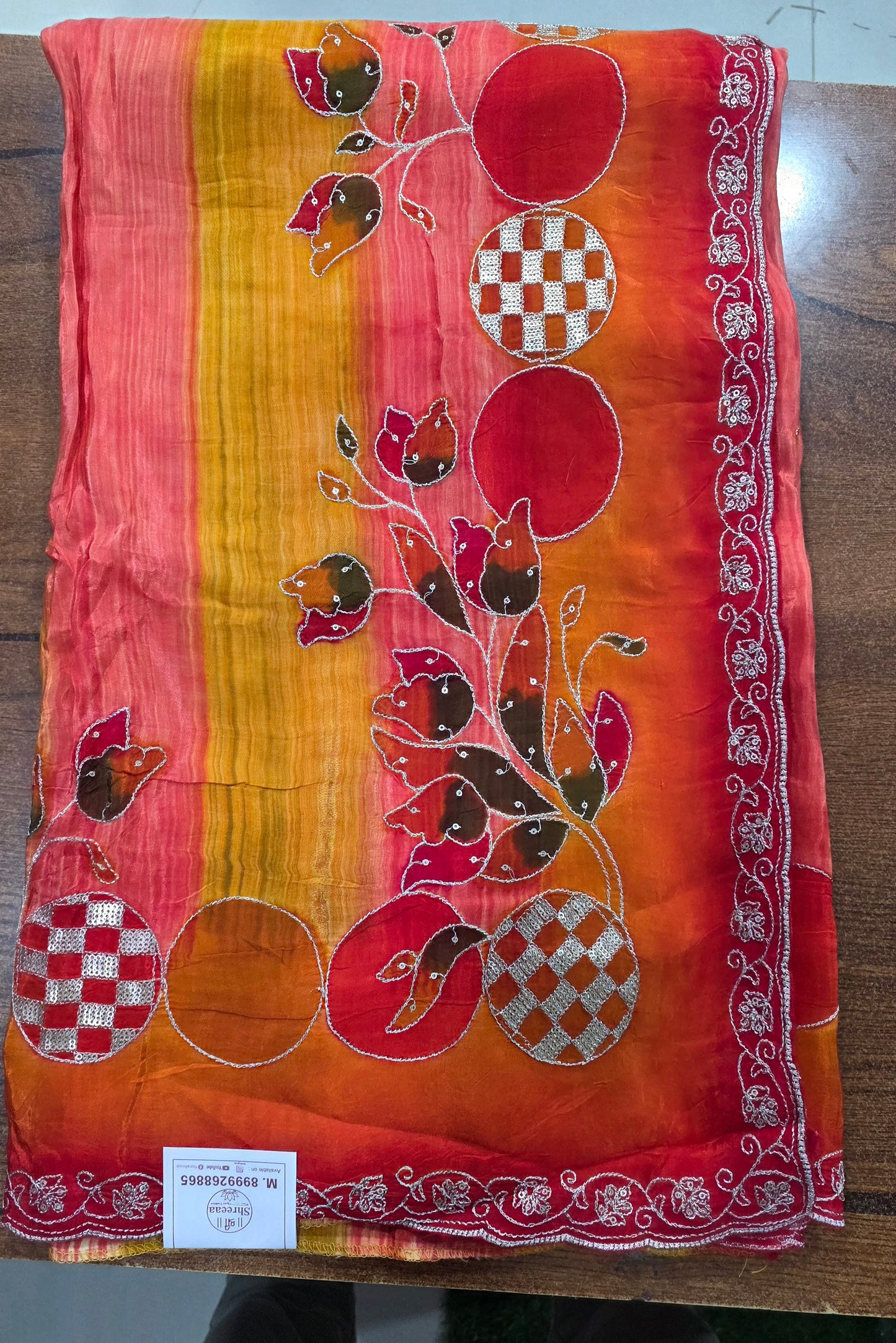 Designer H.O Silk Saree || A144 || 3400 ||