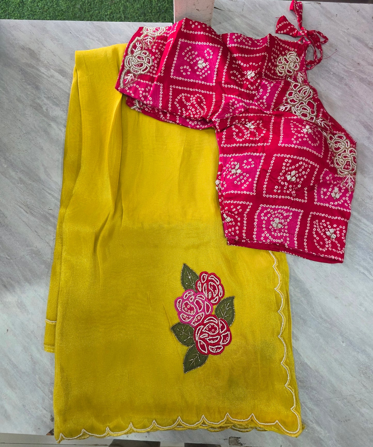 Stich Blouse Pure Saree || A248 || 6400 ||