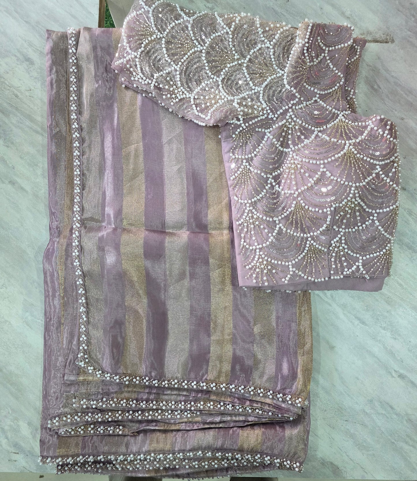 Stich Blouse Pure Saree || A250 || 3200 ||