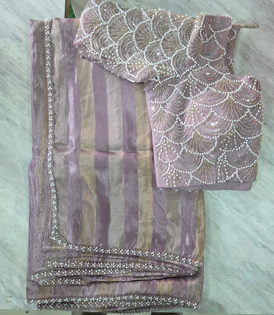 Stich Blouse Pure Saree || A250 || 3200 ||