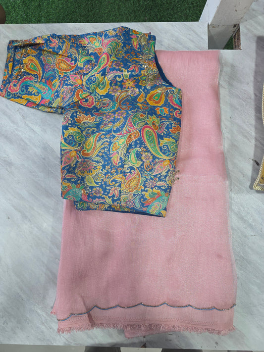 Stich Blouse Pure Saree || A259 || 3100 ||