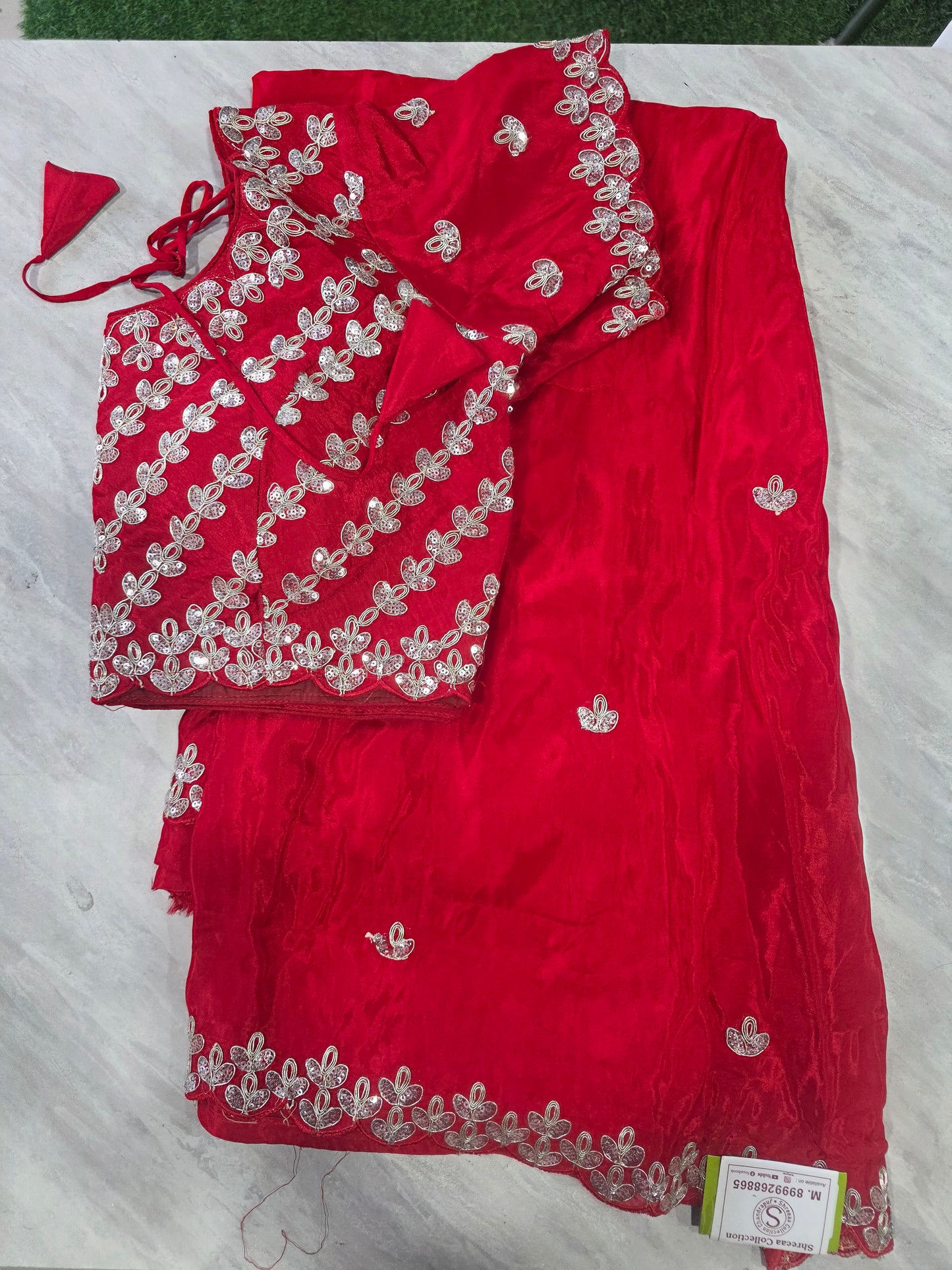 Stich Blouse Pure Saree || A263 || 3250 ||