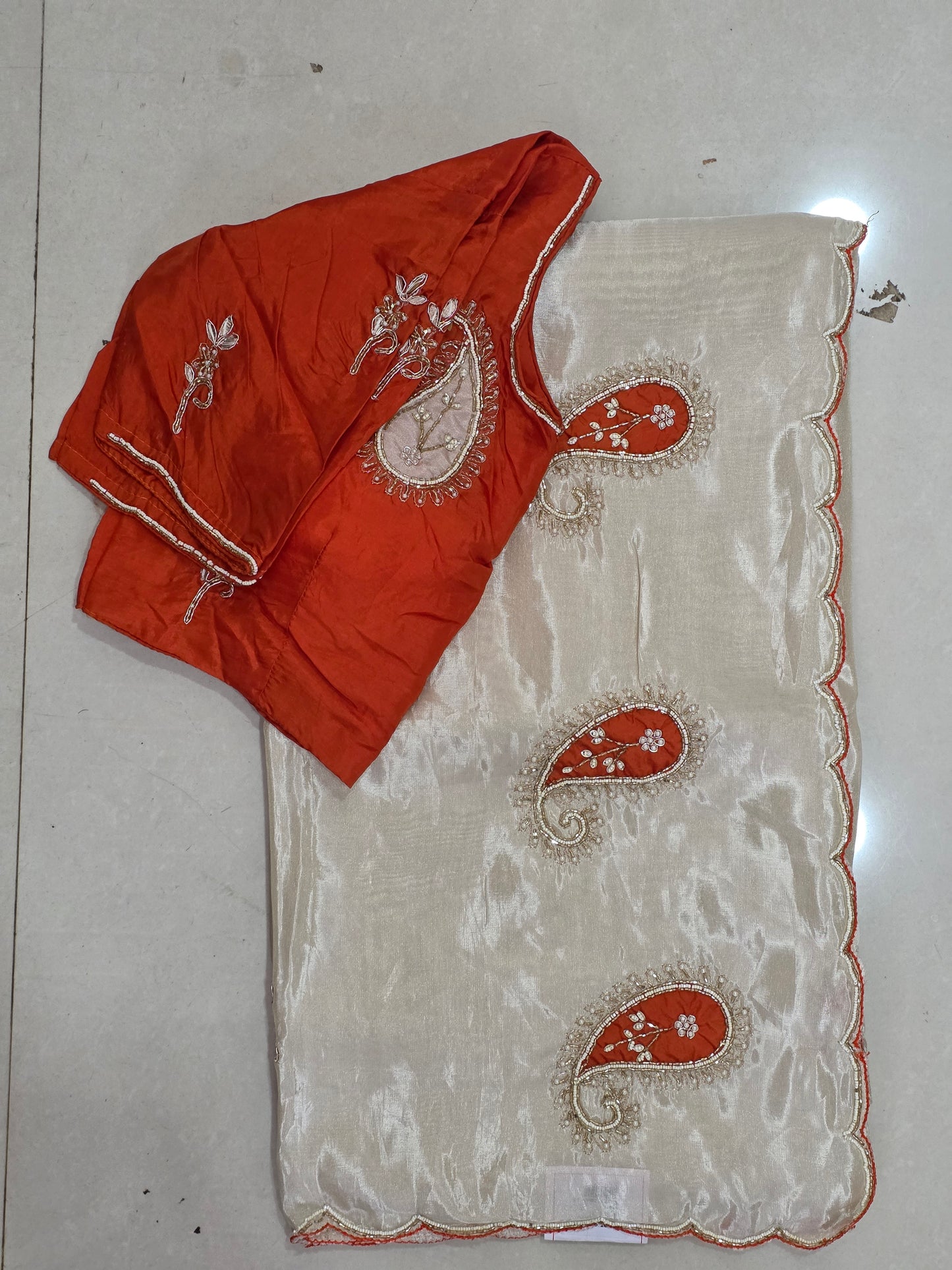 Stich Blouse Pure Saree || A324 || 3600 ||