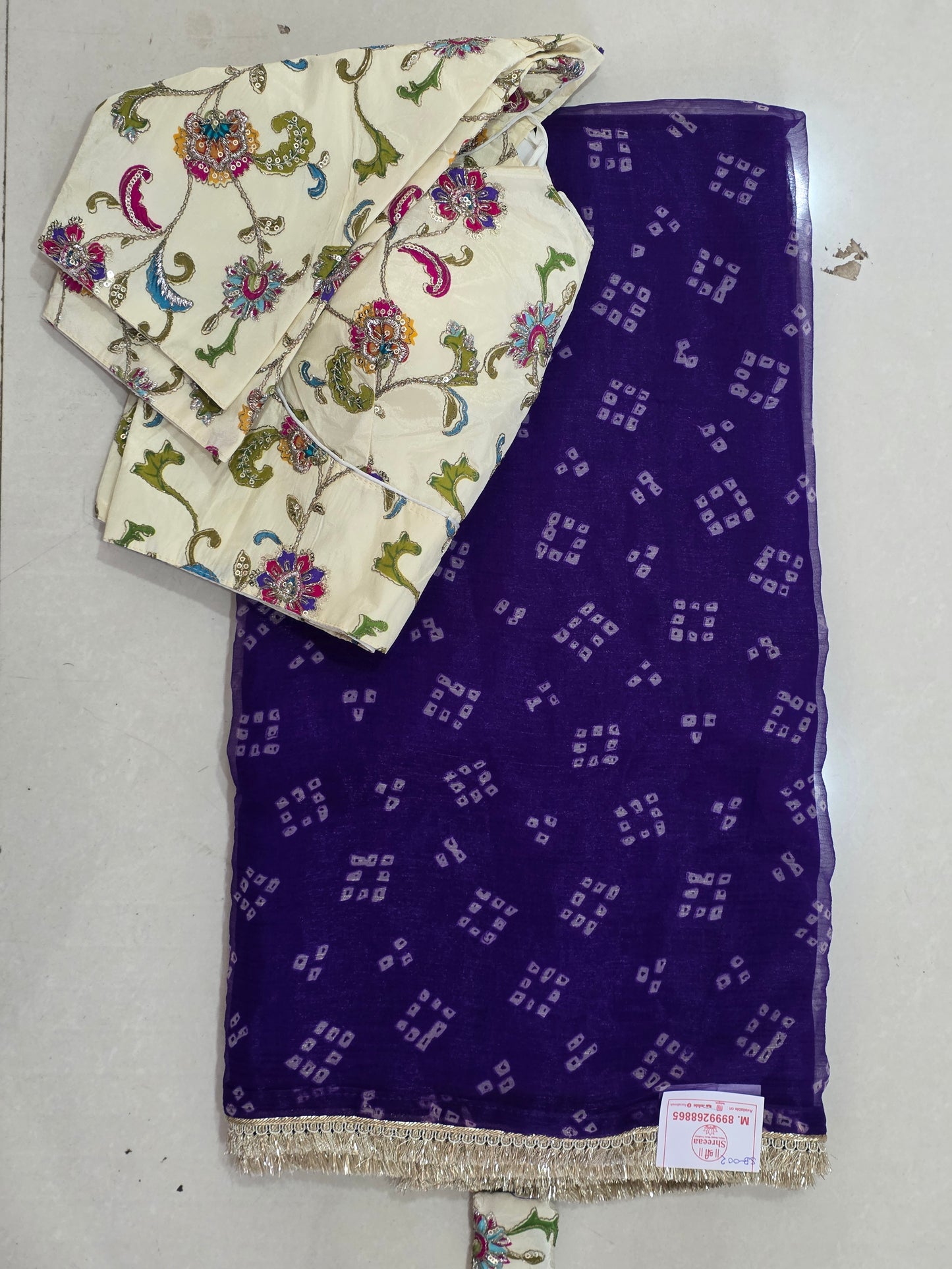 Stich Blouse Pure Saree || A323 || 2350 ||