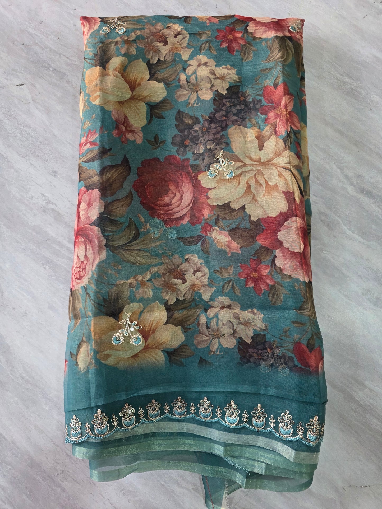 Pure Shiffon Saree || A370 ||