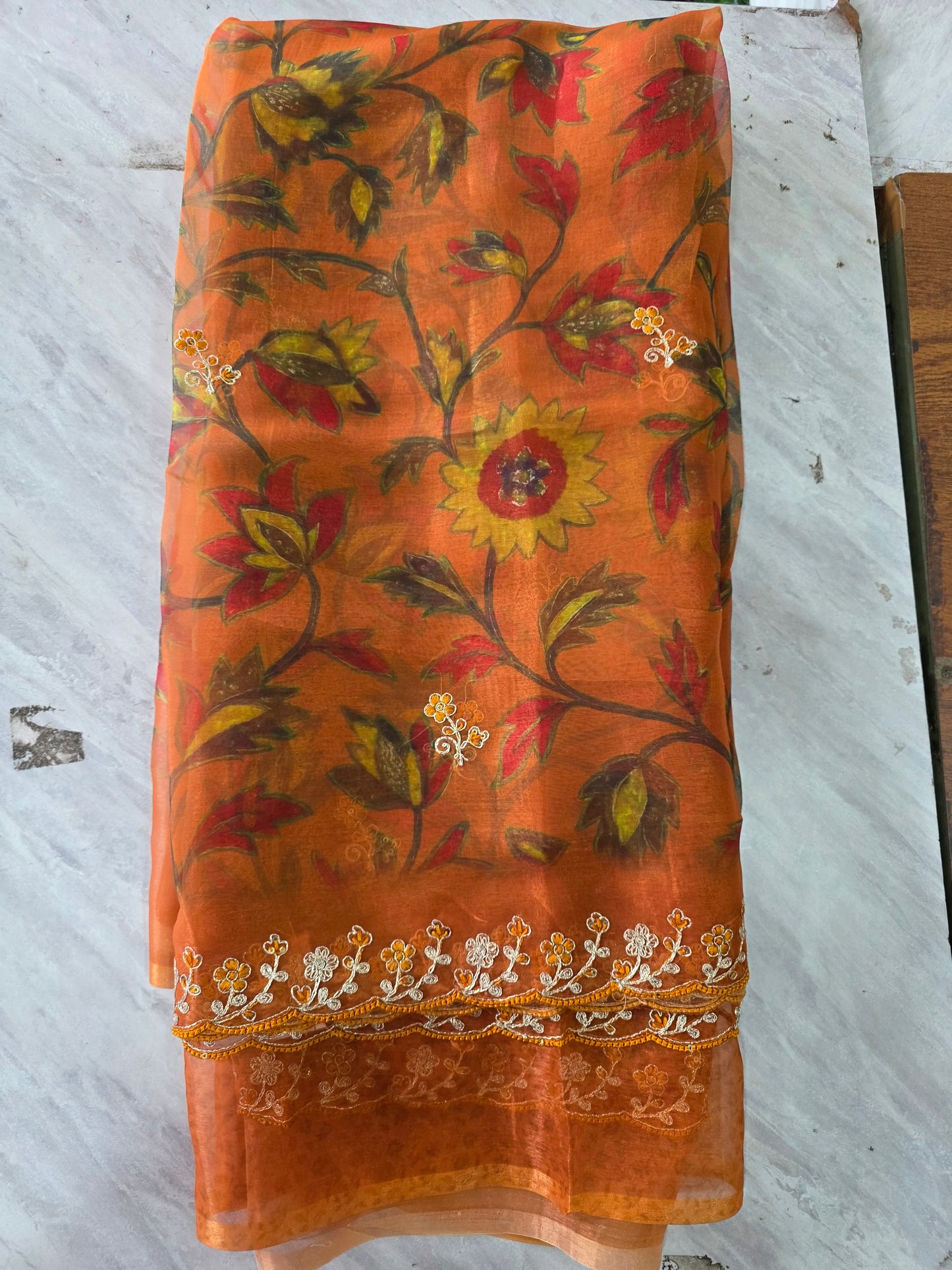 Pure Shiffon Saree || A370 ||