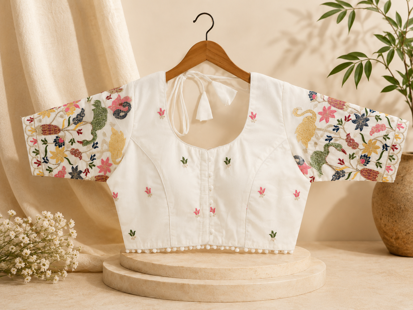 Khadi Cotton Blouse || B22 ||