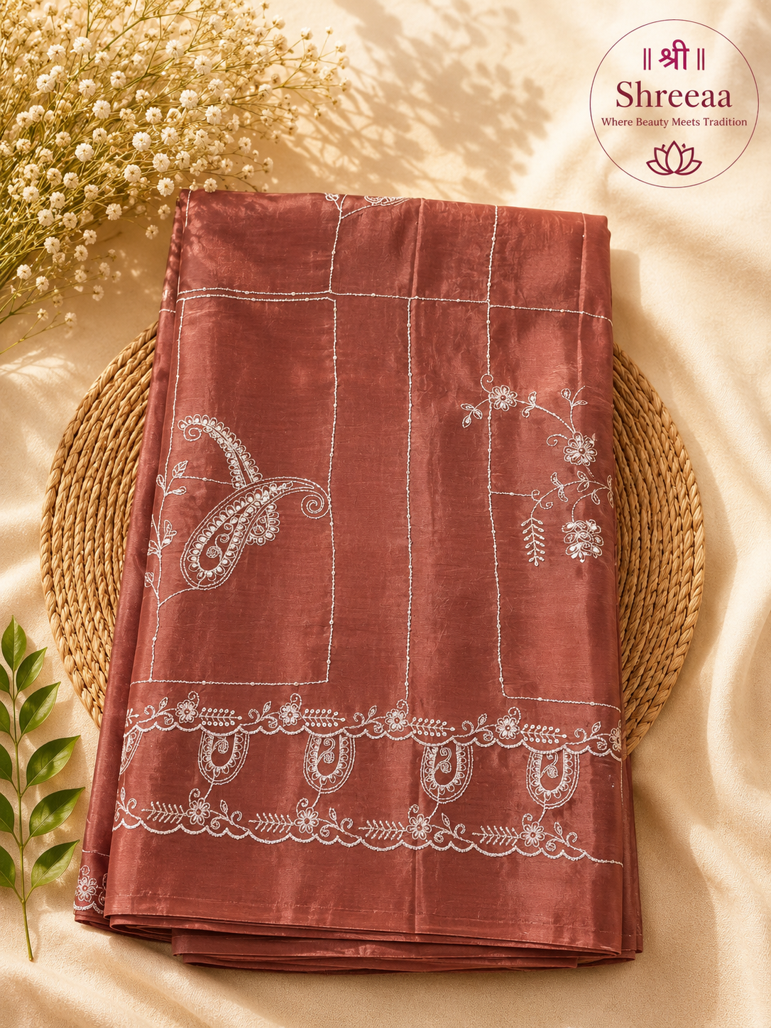 H.O Silk Zari Saree || SS608 ||