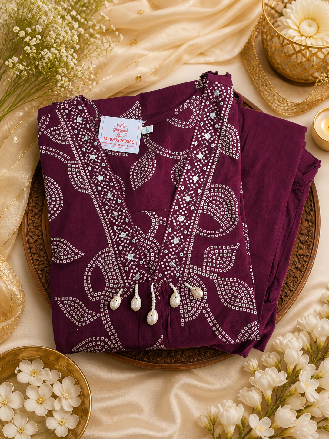 Pure Cotton 3Piece Set || D11 ||