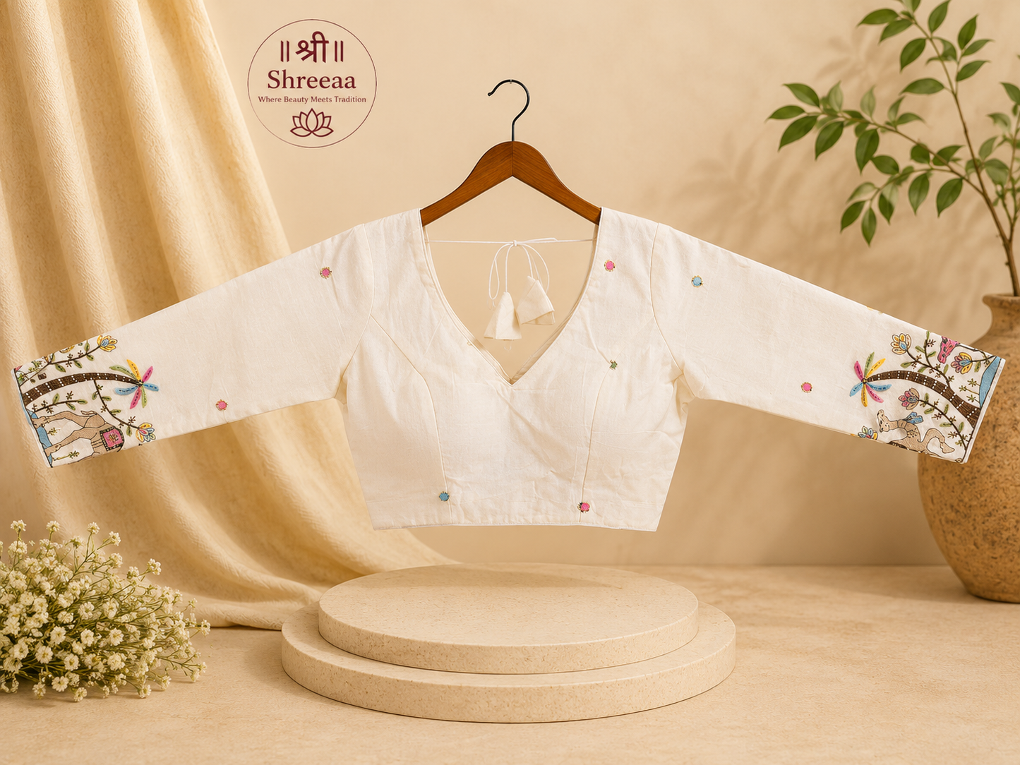 Khadi Cotton Blouse || B22 ||