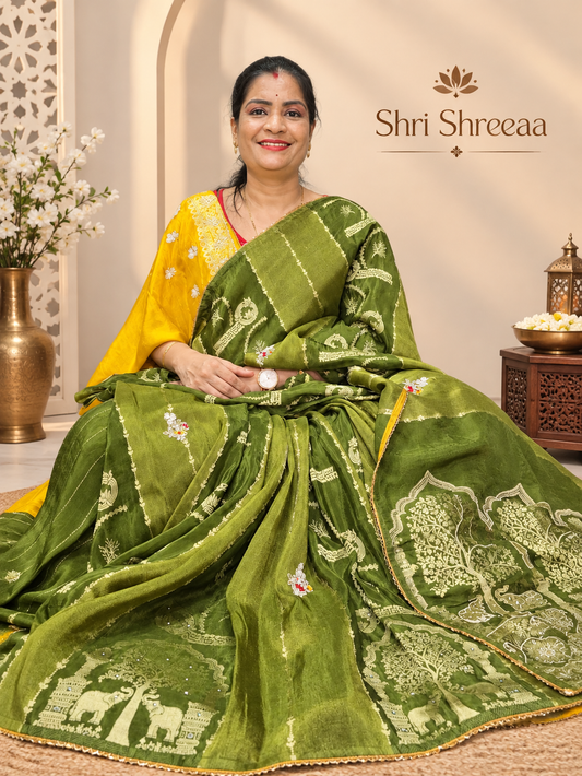 Pure silk handwork saree||A11||5090