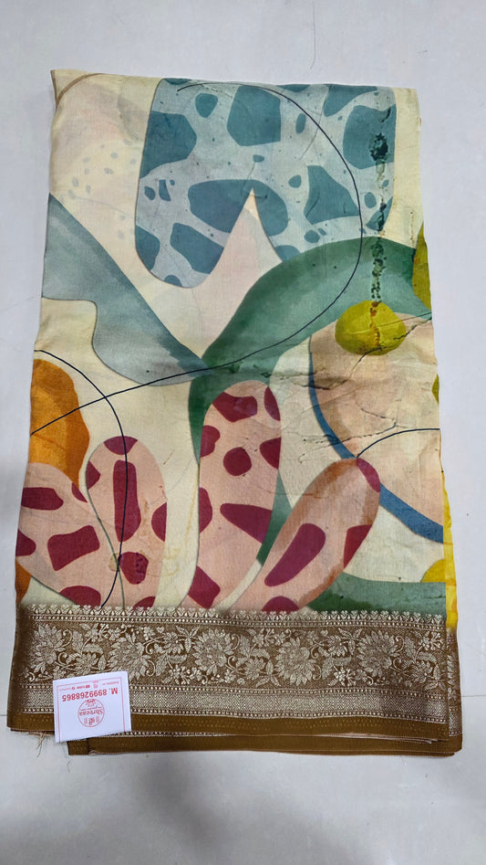 Muslin Silk Saree || A123 || 2450 ||