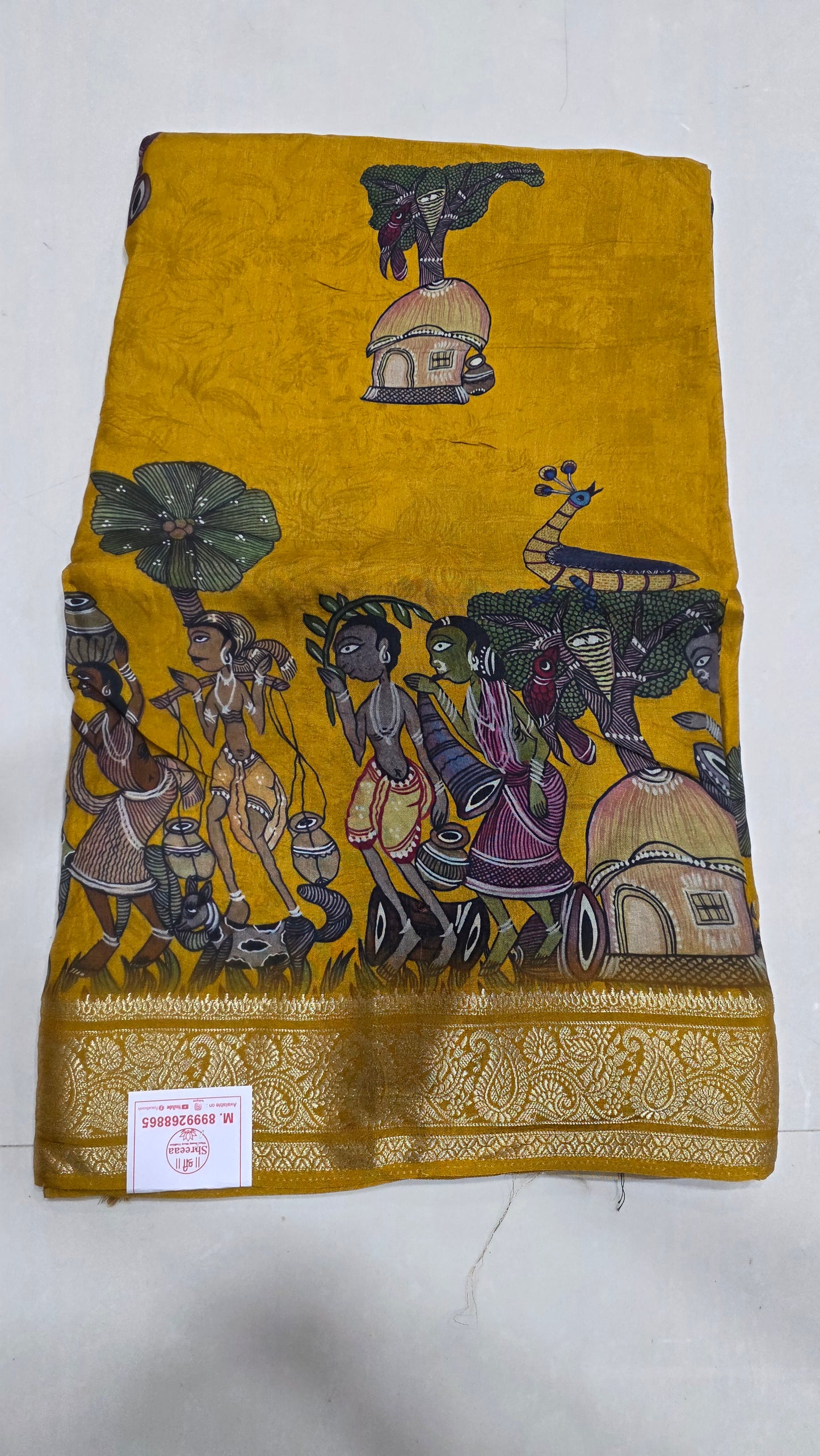 Muslin Silk Saree || A123 || 2450 ||