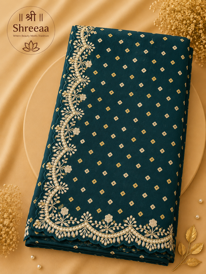 Fancy Bandhej Saree with Designer Border || A15 ||