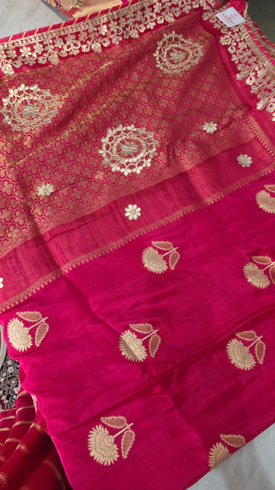 Traditional Pure Gottapatti H.O Silk Saree || SS015 ||
