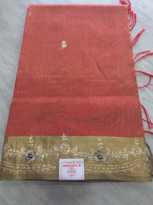 Tissue supernet saree ||SS504||